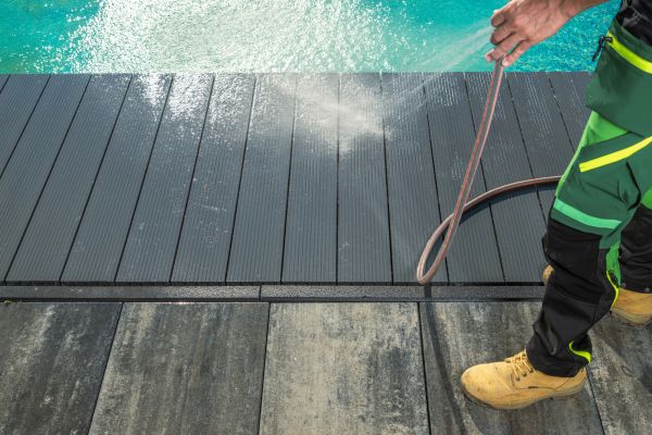 Pool Area Pressure Cleaning in Gilroy